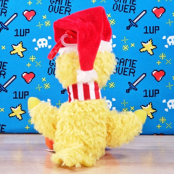 Sesame Street Dan Dee BIG BIRD 9" Backpack Clip [ 2021 ] Christmas Holiday Plush - Picture 4 of 11